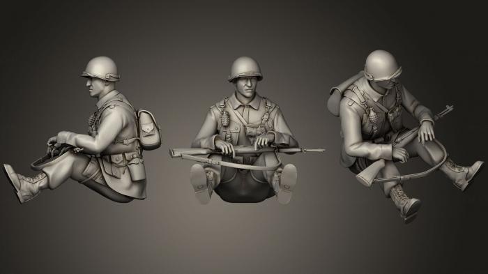 Military figurines (STKW_0237) 3D model for CNC machine
